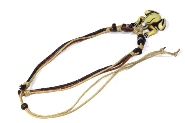 Tribal Frog Boho Style Necklace