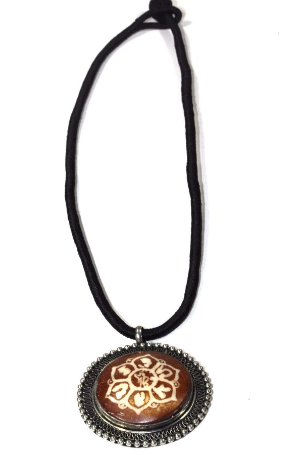 Auspicious Mandala Flower Spiritual Necklace