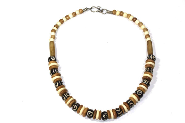 Horn & Bone Tribal Style Necklace