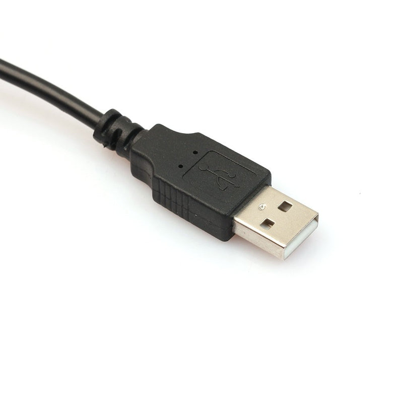 1PC 2ft/60cm Black USB Male to A Female Extension