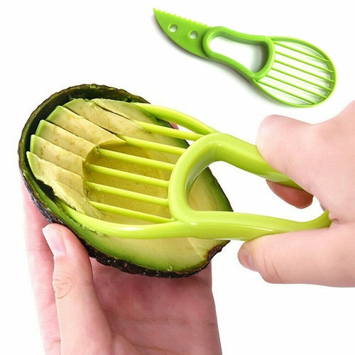 3-in-1 Avocado Slicer Fruit Peeler Cutter Kitchen Vegetable Tools