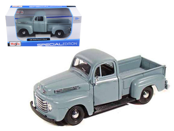 1948 Ford F-1 Pickup Truck Gray 1/25 Diecast Model by Maisto