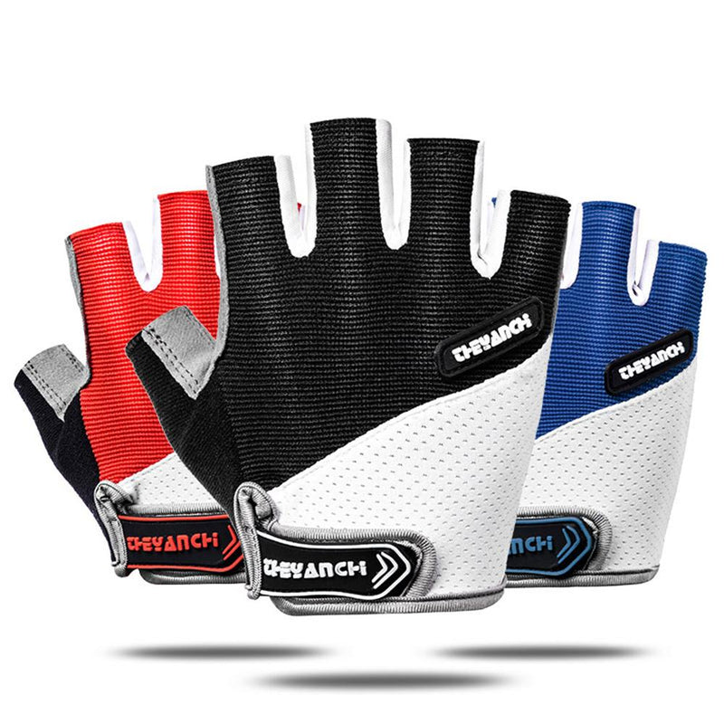 Cycling Glove Outdoor Half Finger Anti-Slip Shock-Absorbing Gloves SP