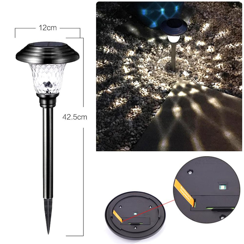 Stainless Steel Solar Projection Lamp Outdoor Lighting Decoration SP