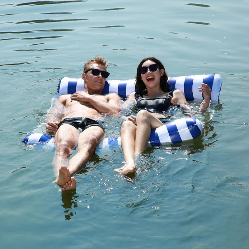 Double Floating Bed Inflatable for Adults Portable Water Hammock SP