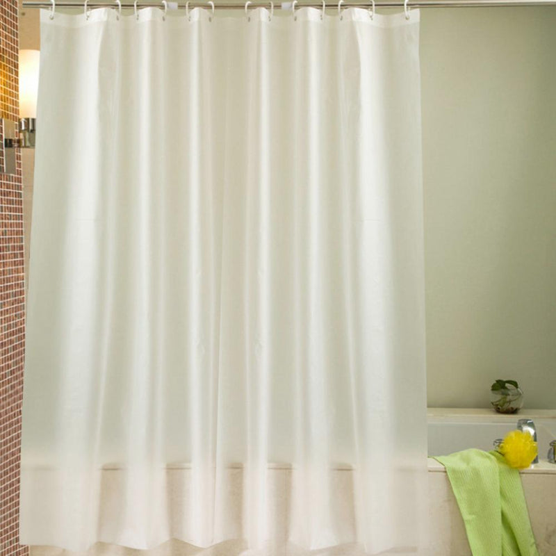 PEVA Frosted Shower Curtain Semi Transparent  Bath Curtain SP