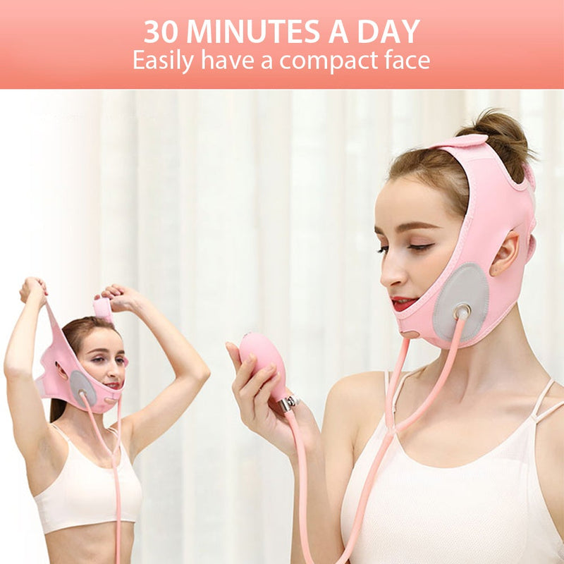 Face Slimming Belt Inflatable Anti Wrinkle and Double Chin Reducer