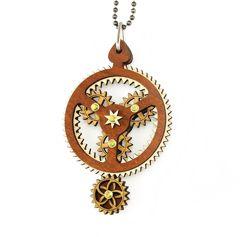 Kinetic Planetary Gear Necklace 6003B
