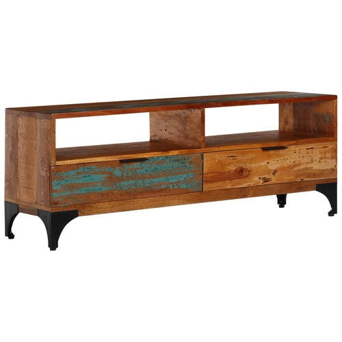 TV Cabinet 46.5"x13.8"x17.7" Solid Reclaimed Wood