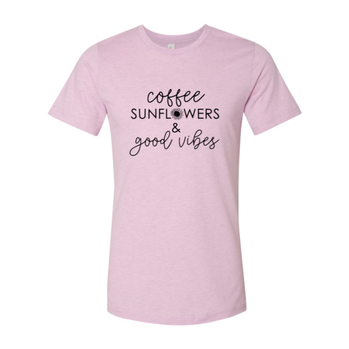 Coffee Sunflowers And Good Vibes Shirt