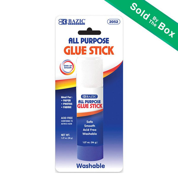 Bazic  2052  36g / 1.27 Oz Premium Jumbo Glue Stick Case of 24