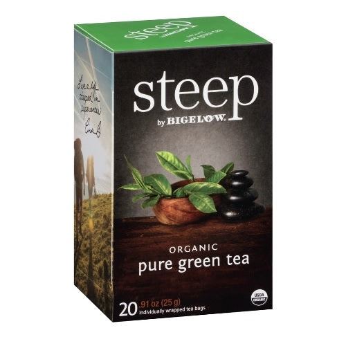 Bigelow Steep Organic Pure Green Tea  (6x20 BAG )