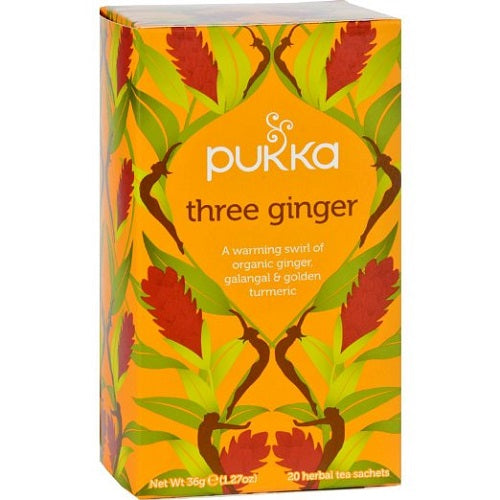 Pukka Herbs  Organic Three Ginger Tea (6X20 Bag )