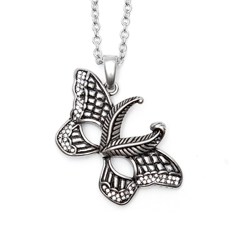 Butterfly Mask Necklace