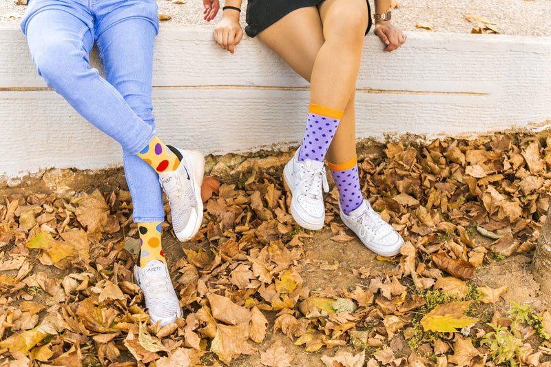 Women's Amethyst Dot Socks