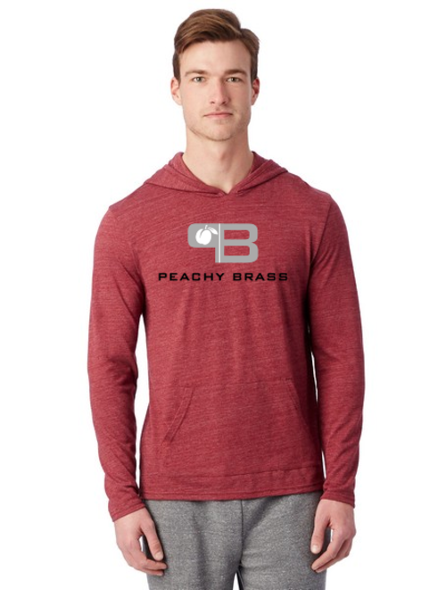 Jersey Style Pullover Hoodie
