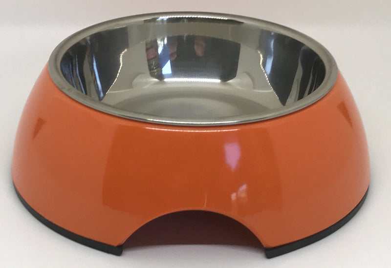 Orange Small Dog Bowl