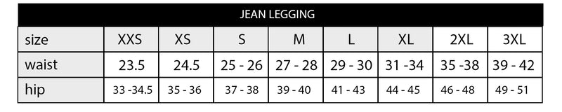 Jean Pumpkin Bars Leggings