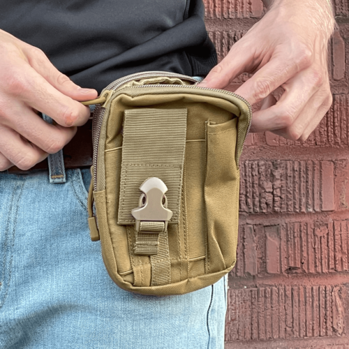Tactical MOLLE Military Pouch Waist Bag for Hiking and Outdoor