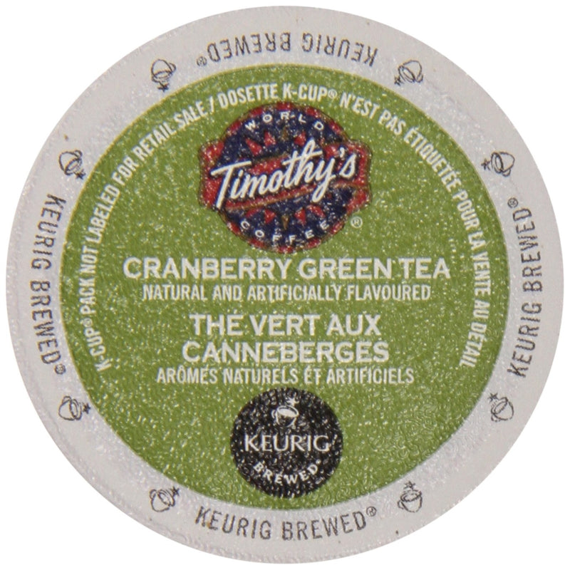 Timothys World Coffee 74-01191-24PK Coffee-K-Cups Twist Green Tea,