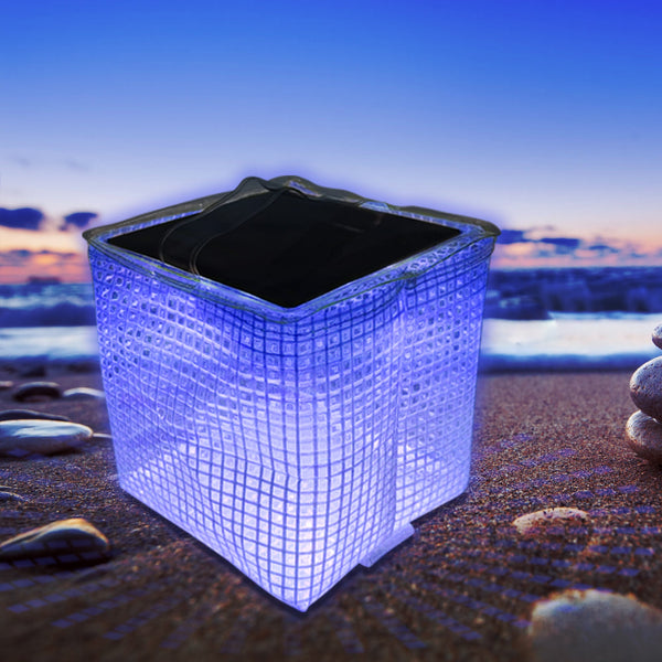 Outdoor Solar Lamp Portable Folding Lamp Lantern Light RGB Rescue