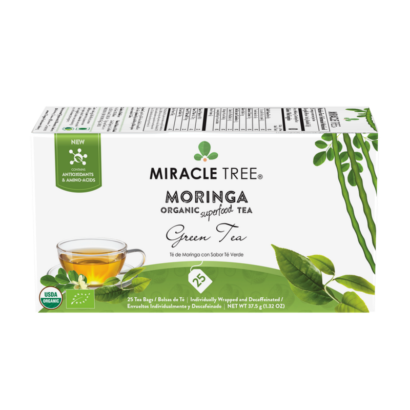 Miracle Tree Organic Moringa Tea Green Tea