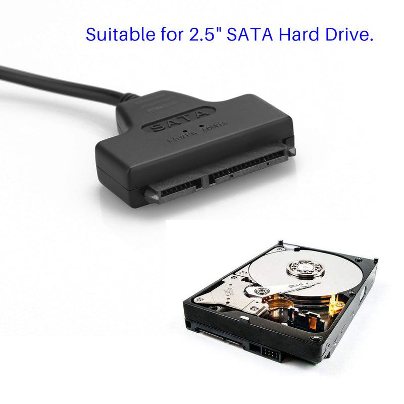 USB 3.0 SATA 15 + 7 Pin to USB 2.0 Adapter Cable