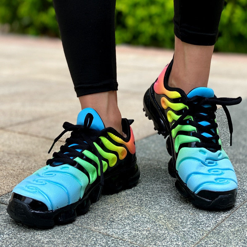 Running Training Fitness Sneakers Blue Women Sports Shoes