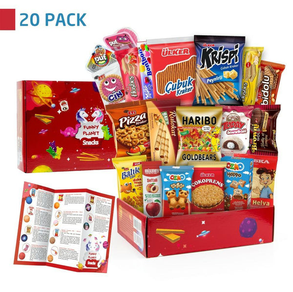 Funny Planet Snacks Pack Care Package