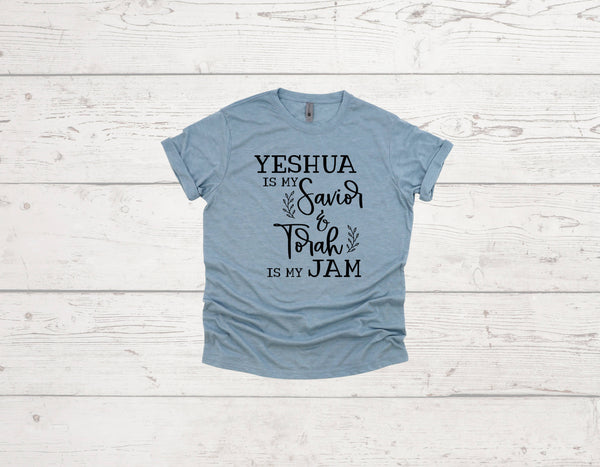 Yeshua is My Savior & Torah is My Jam Blue
