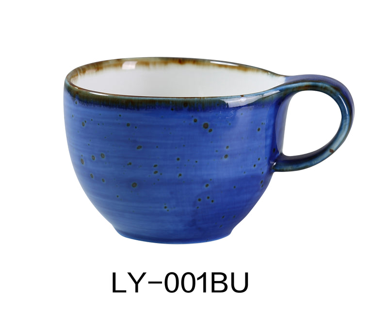 Yanco LY-001BU Lyon 4" Coffee/Tea Cup 7 OZ