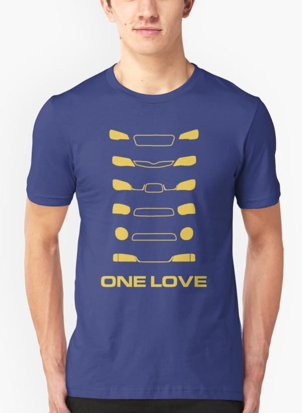 Subaru Impreza - One love Purple T-shirt