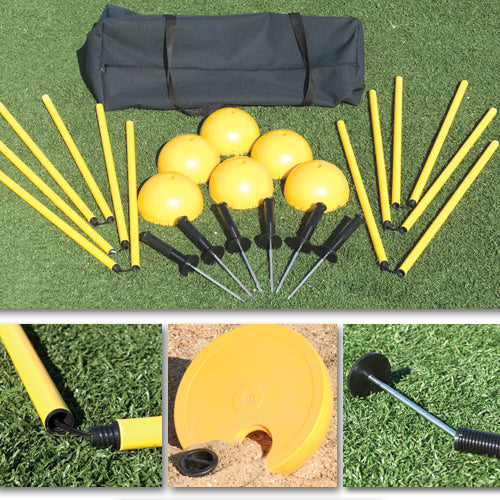 Sport Supply Group 1248555 Indoor/Outdoor Agility Pole System