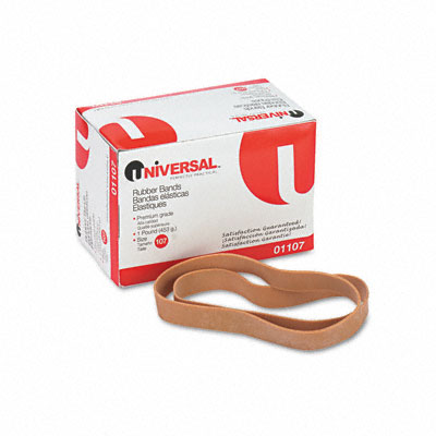 Universal 01107 Rubber Bands- Size 107- 7 x 5/8- 40 Bands/1lb Pack