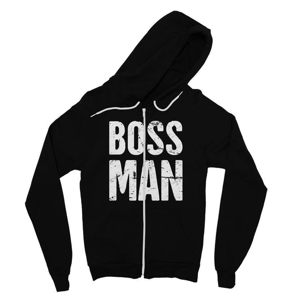 Boss Man Fine Jersey Zip Hoodie