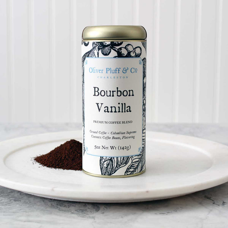 Bourbon Vanilla Ground Coffee- Signature Coffee Tin