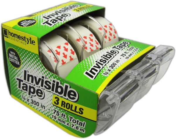 3-Pack Invisible Tape