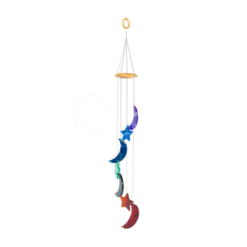 Moons & Stars Natural Agate Windchimes