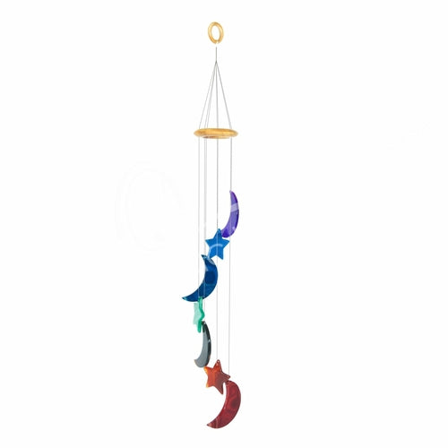 Moons & Stars Natural Agate Windchimes