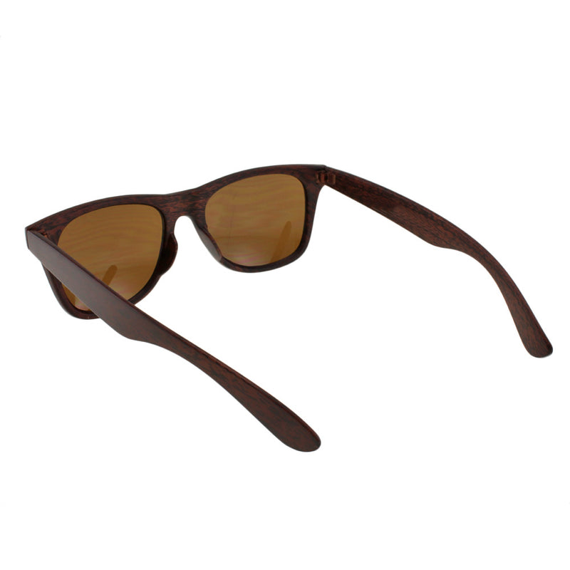MQ Lafayette Sunglasses in Faux Redwood / Brown