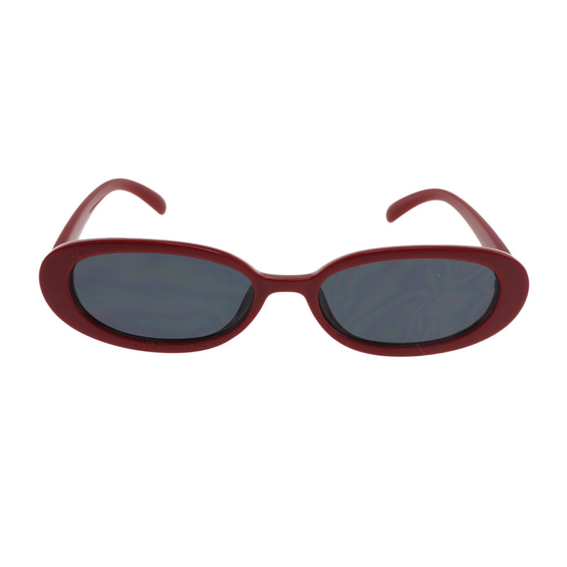 MQ Blair Sunglasses in Red / Smoke