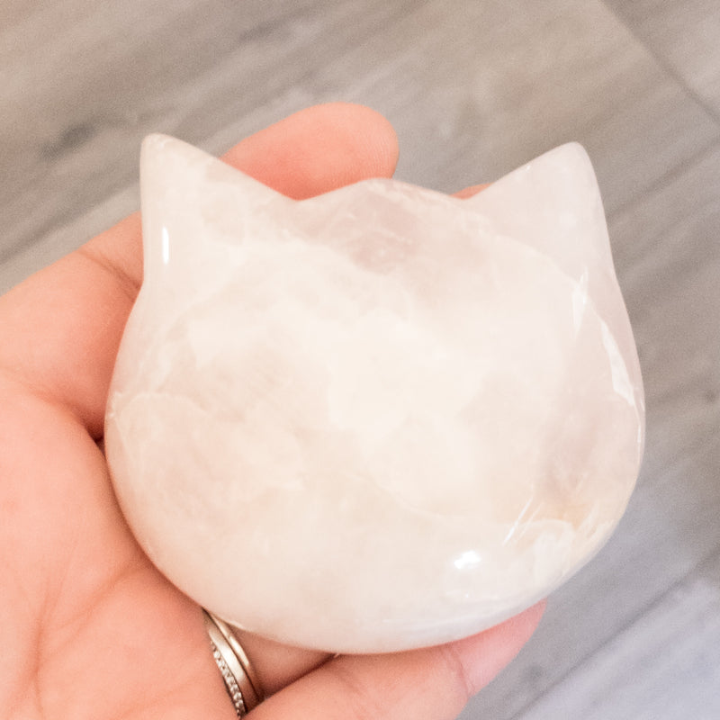 Puffy Crystal Cat Heads