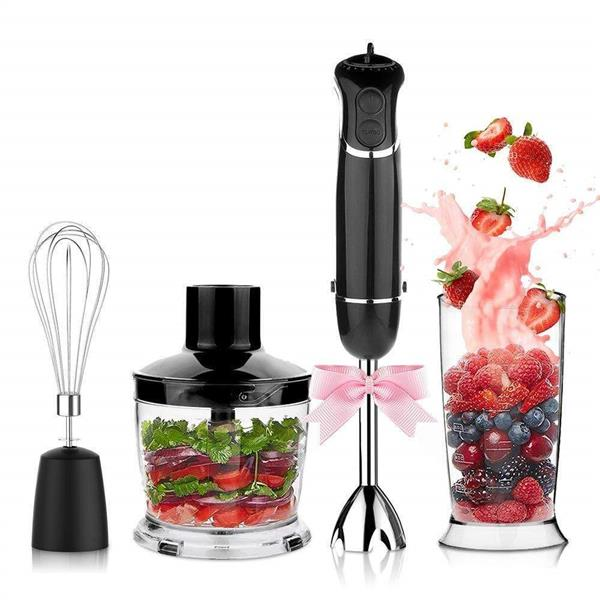 800W 4 in 1 Immersion Hand Stick Electric Blender Mixer