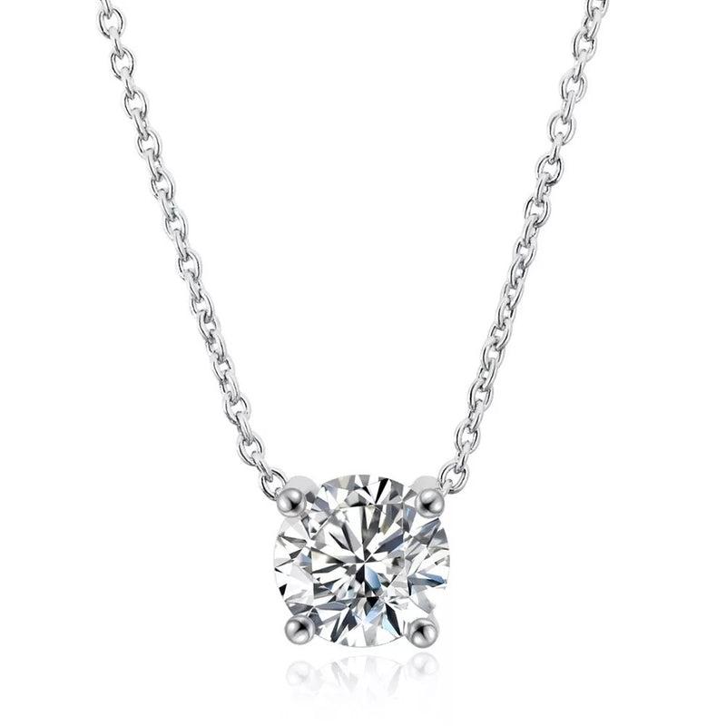 Classic Solitaire Necklaces. Silver or Gold. 10 necklaces per display.