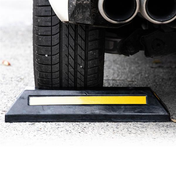 Heavy Duty Rubber Parking Curb Car Wheel Chock