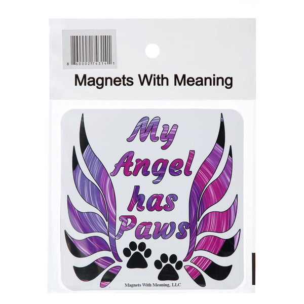 Free shipping - My Angel Has Paws Refrigerator Magnet