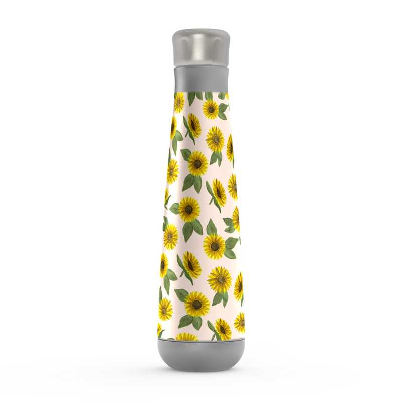 Sunflower Watercolor Water Bottle