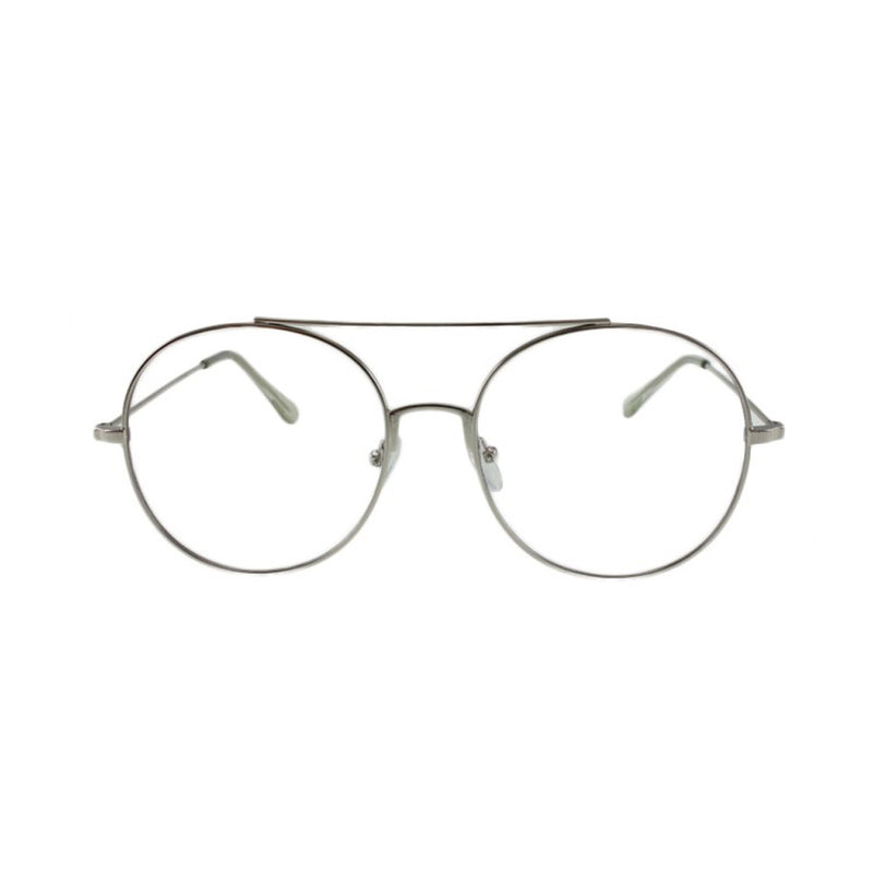 MQ Azumi Clear Lens Glasses in Silver / Clear