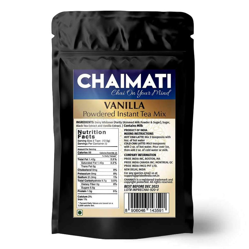 ChaiMati - Vanilla Chai Latte - Powdered Instant - 2 lbs Jar