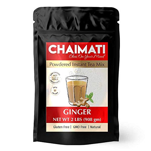 ChaiMati - Ginger Chai Latte - Powdered Instant Tea Premix - 2 lbs jar